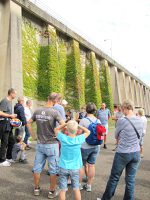 Klimawoche 2019 im Landkreis Roth Zum Foto: Die Besichtigung der Schleuse Leerstetten mit Wasserkraftnutzung im vergangenen Jahr zur Klimawoche. Foto: lra
