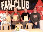 Jahresversammlung 1. FCN Fanclub Heideck 1993 e.V. Die neue Vorstandschaft v.l.n.r.: Hans Schmauser, Reiner Fritzke, Marius Kauderer, Rico Barotti, Dietmar Graf, Florian Cartsburg, Martin Steib